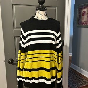 Color block sweater